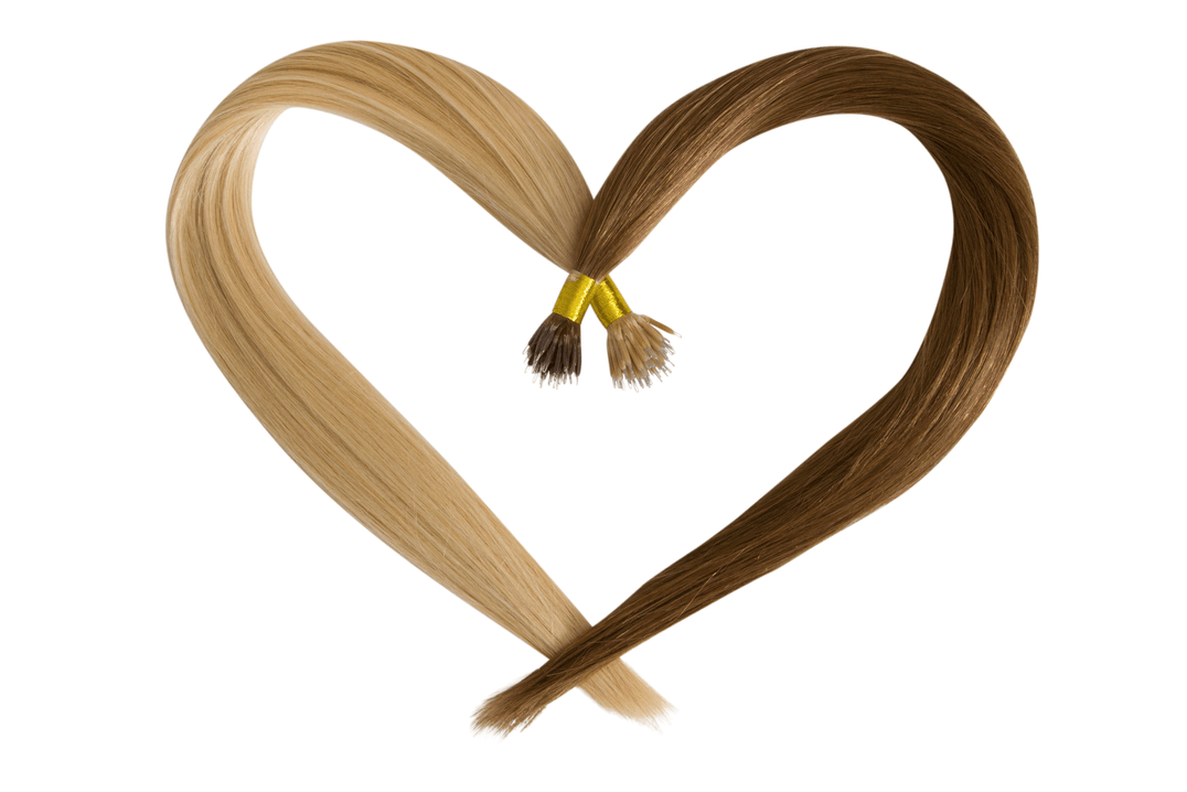 Pre-Bonded Nano Rings made from 100% Indian Remy Human Hair with 20-inch length, 0.8 gram per strand, and natural finish